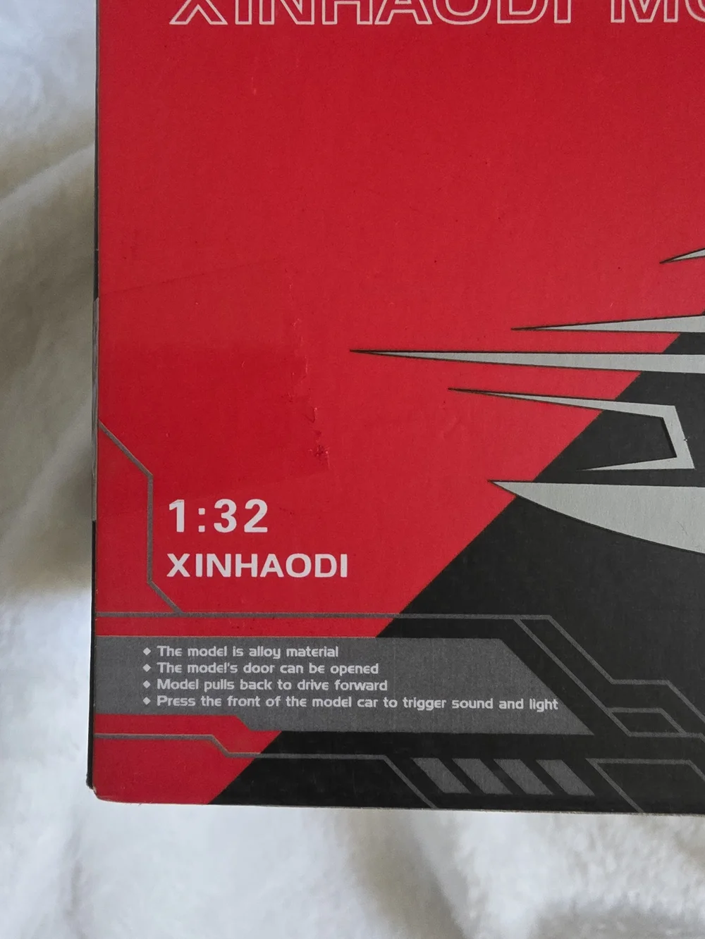 New Xinhaodi 1:32 Tesla Cybertruck Diecast Metal Model Car - Silver NIB